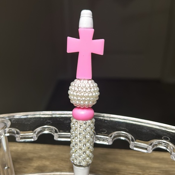 Pink Cross Bling Pen 1 Of 1 - Picture 2 of 2